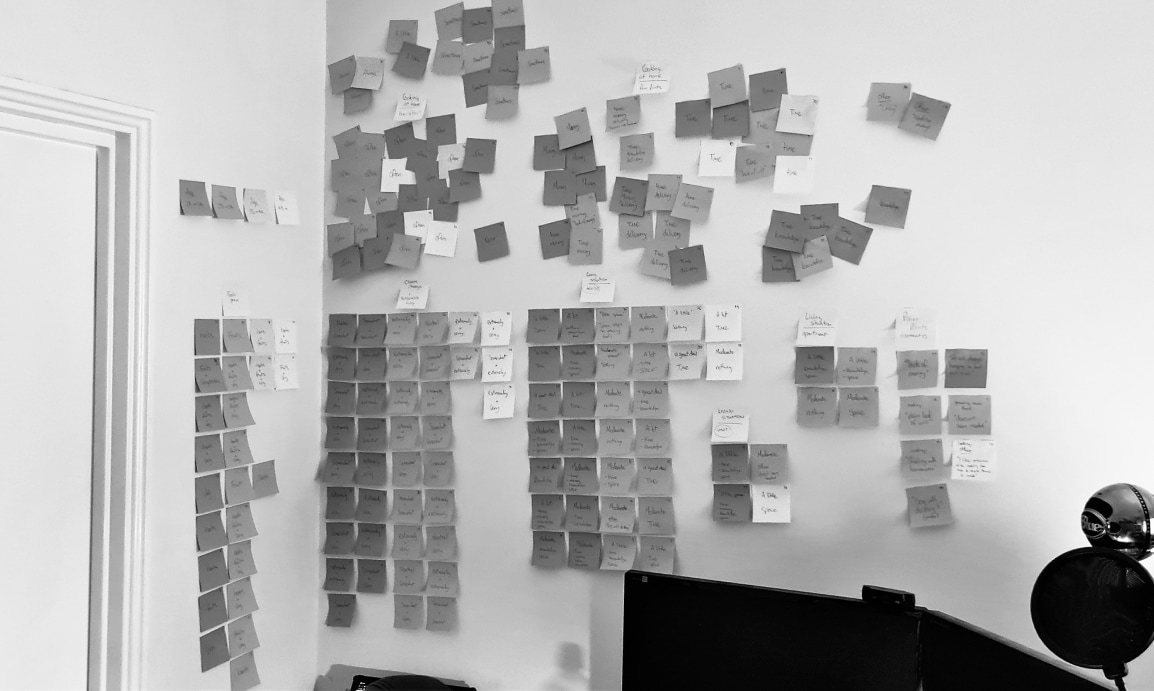 large-scale affinity mapping in black and white